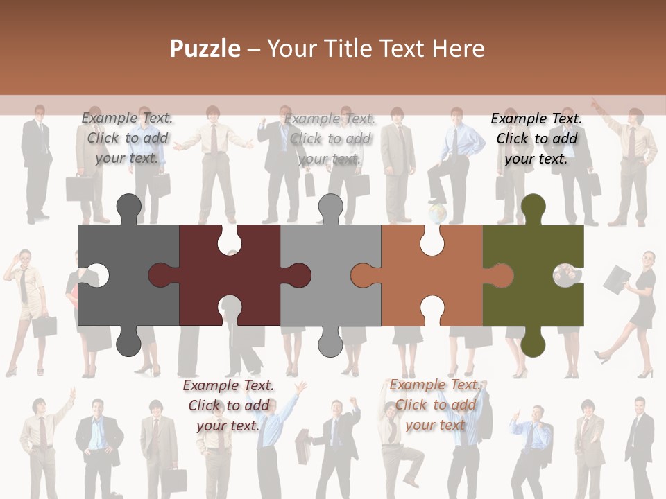 University Employer Girl PowerPoint Template