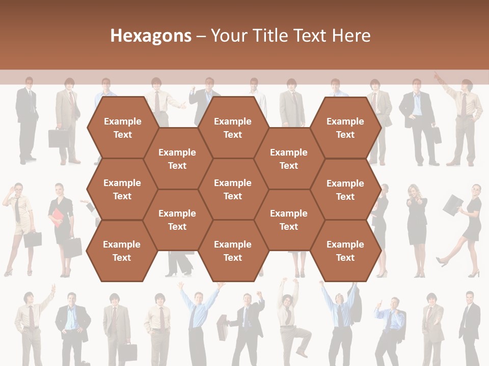 University Employer Girl PowerPoint Template