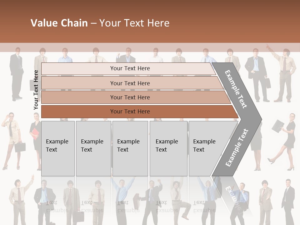 University Employer Girl PowerPoint Template