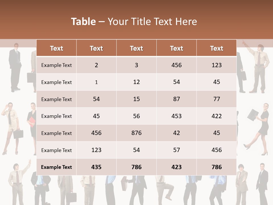 University Employer Girl PowerPoint Template