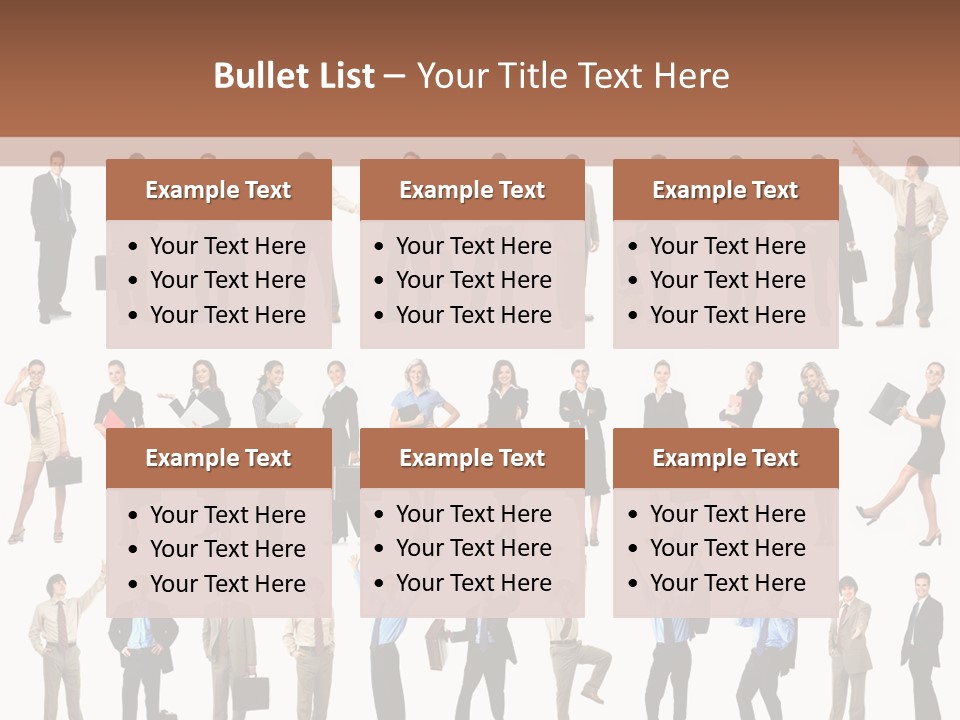 University Employer Girl PowerPoint Template