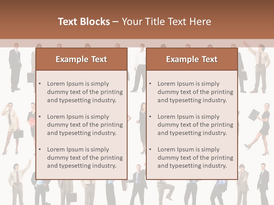 University Employer Girl PowerPoint Template