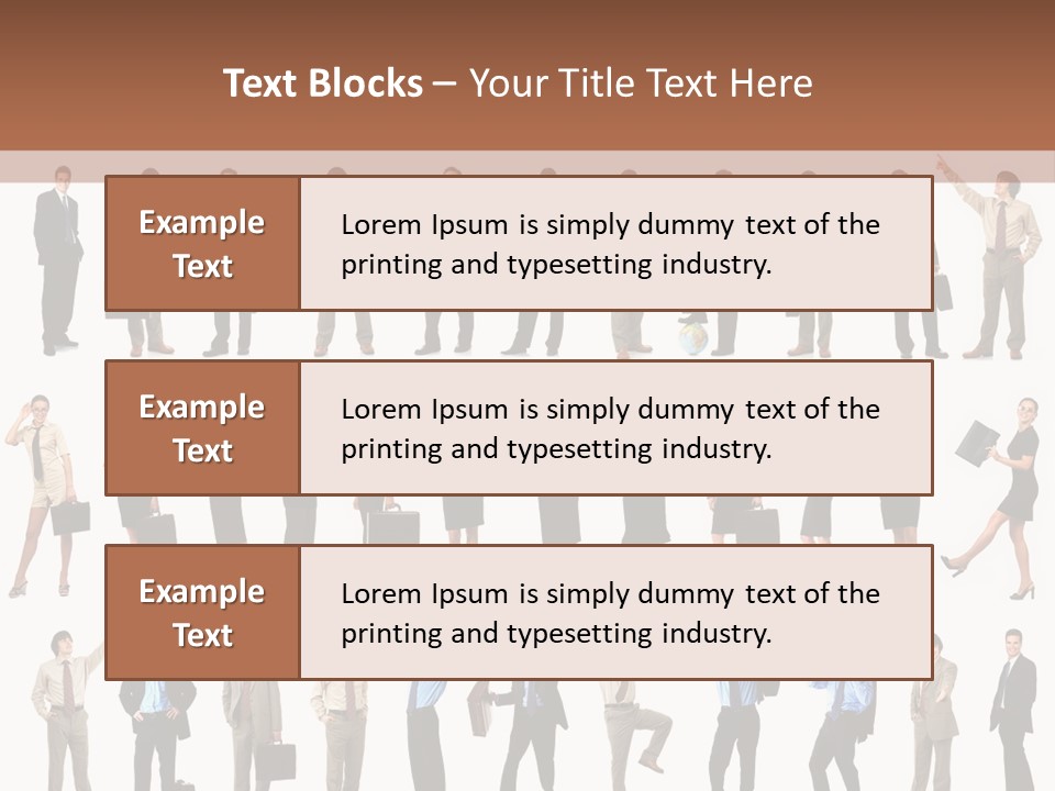 University Employer Girl PowerPoint Template