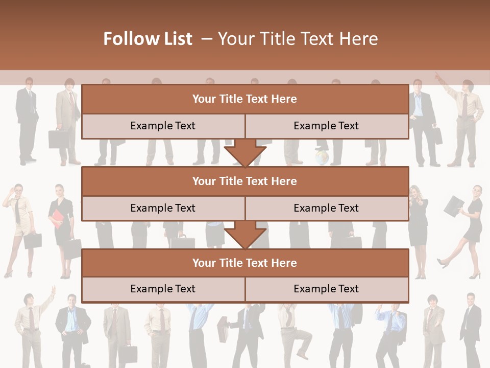 University Employer Girl PowerPoint Template