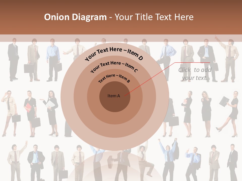 University Employer Girl PowerPoint Template