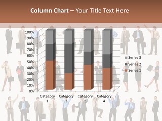 University Employer Girl PowerPoint Template