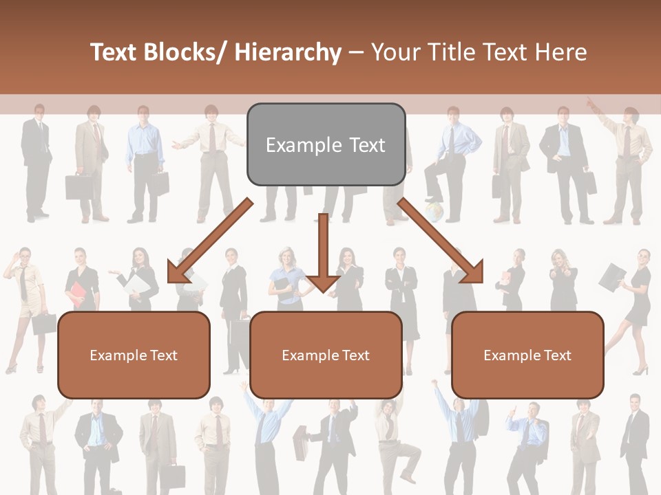 University Employer Girl PowerPoint Template