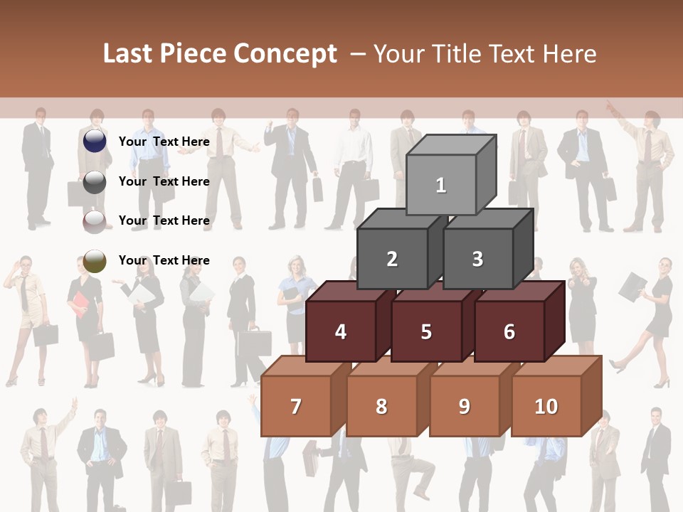 University Employer Girl PowerPoint Template