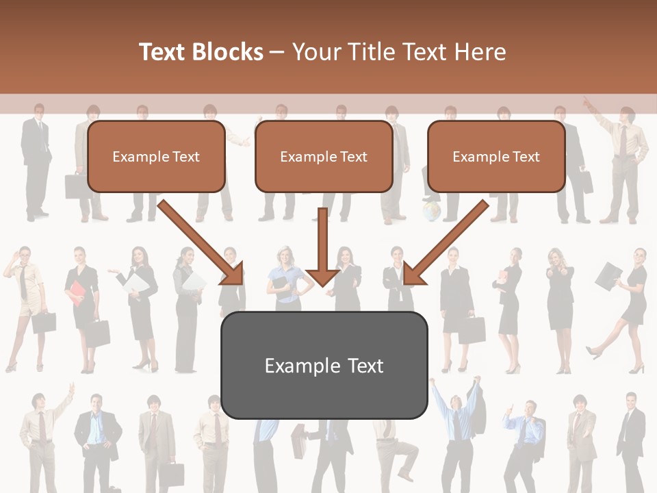 University Employer Girl PowerPoint Template