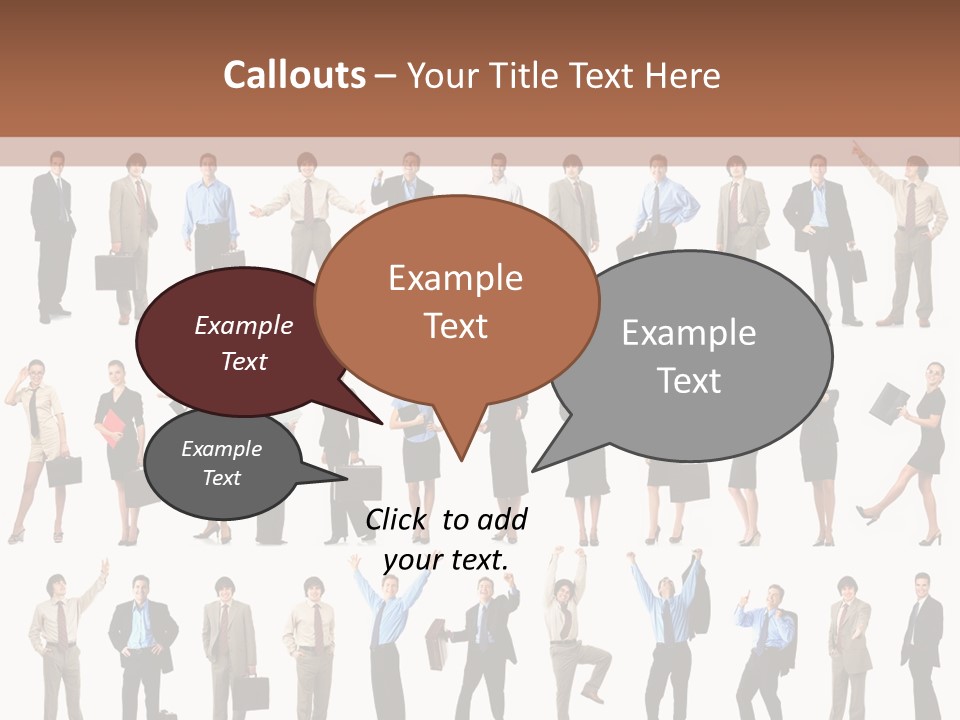 University Employer Girl PowerPoint Template