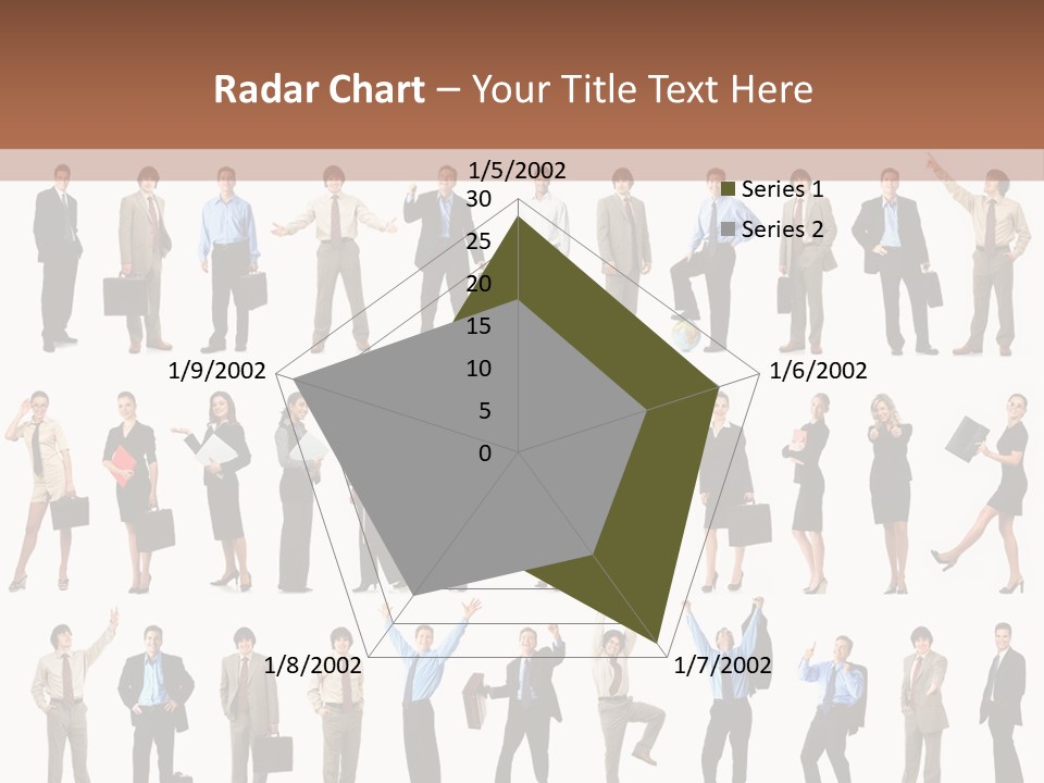 University Employer Girl PowerPoint Template