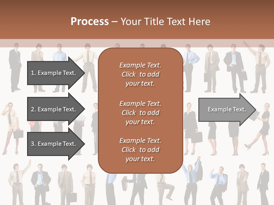 University Employer Girl PowerPoint Template