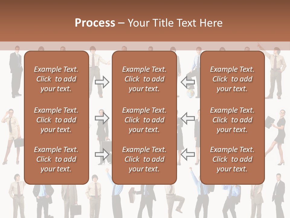 University Employer Girl PowerPoint Template