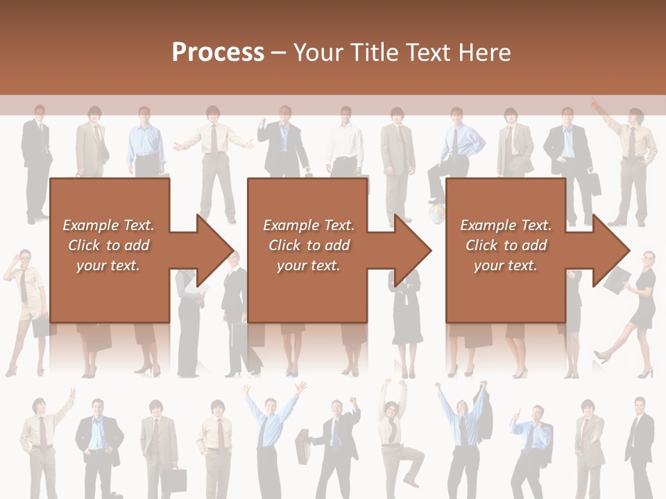 University Employer Girl PowerPoint Template