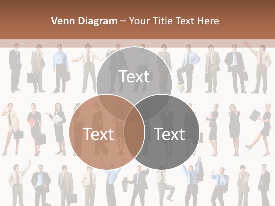 University Employer Girl PowerPoint Template