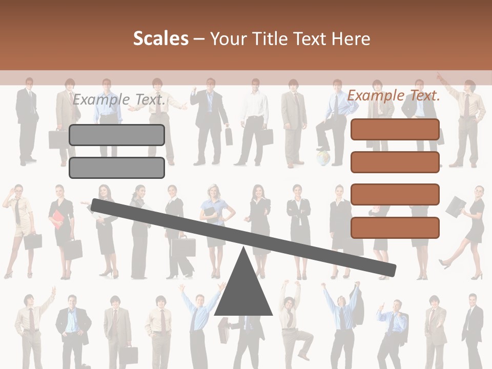 University Employer Girl PowerPoint Template