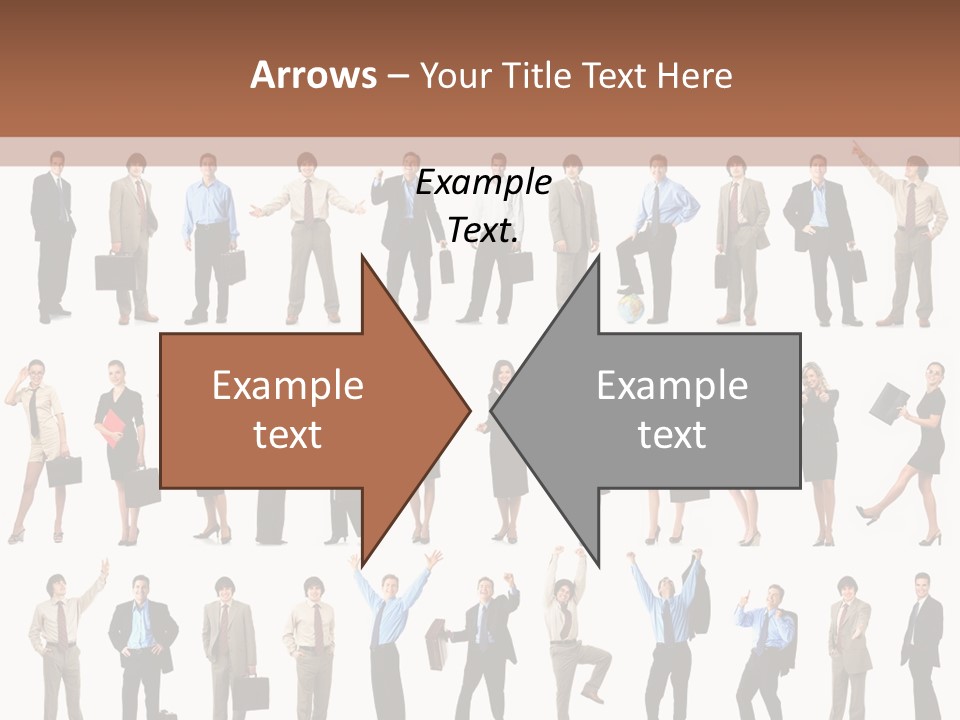 University Employer Girl PowerPoint Template