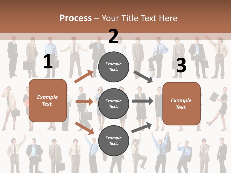 University Employer Girl PowerPoint Template