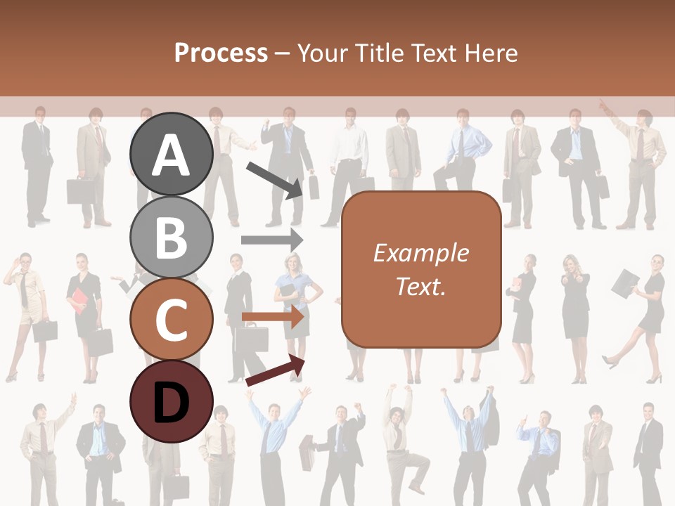 University Employer Girl PowerPoint Template