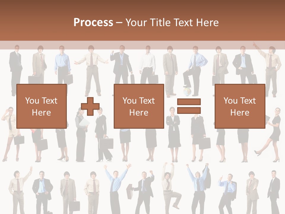 University Employer Girl PowerPoint Template