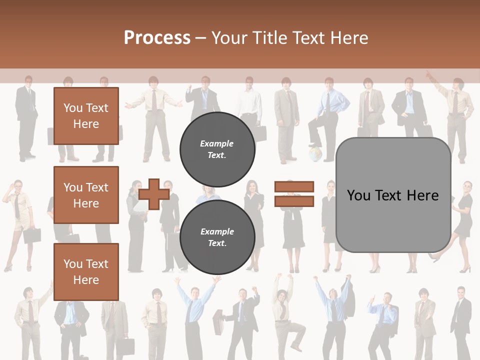University Employer Girl PowerPoint Template