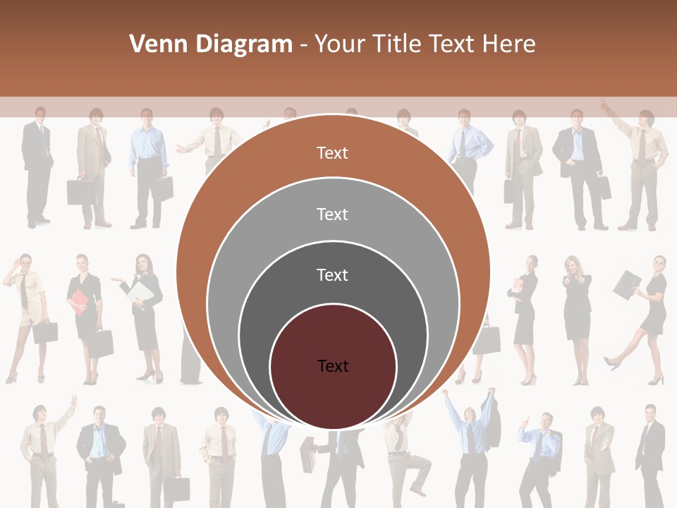 University Employer Girl PowerPoint Template