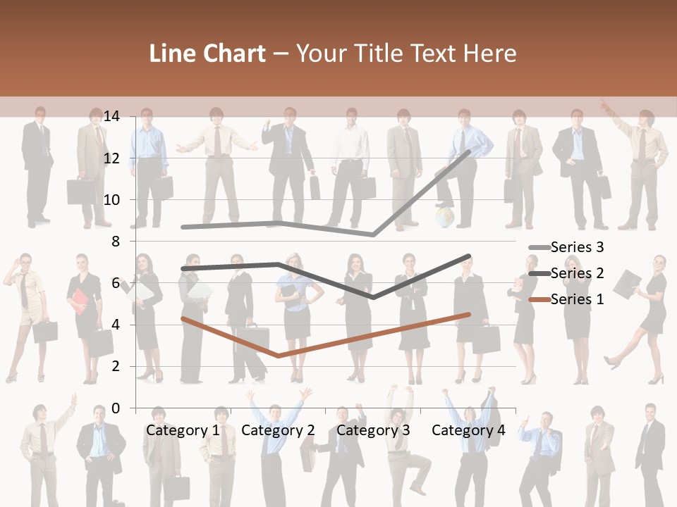 University Employer Girl PowerPoint Template