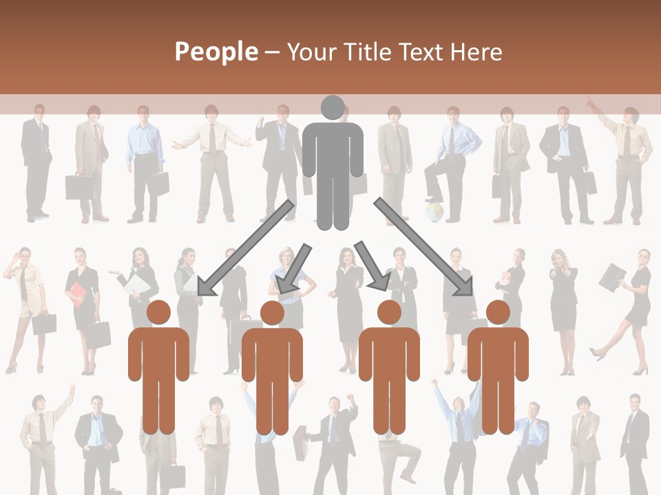 University Employer Girl PowerPoint Template