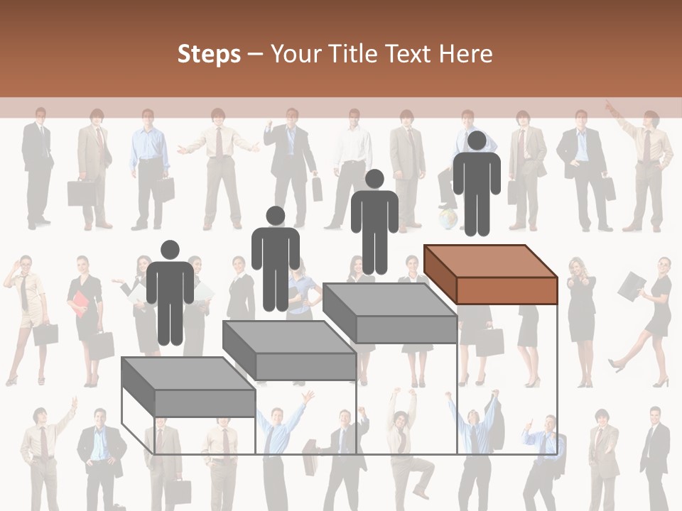 University Employer Girl PowerPoint Template