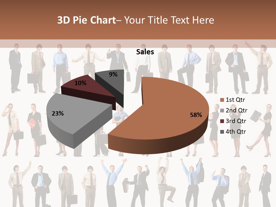 University Employer Girl PowerPoint Template