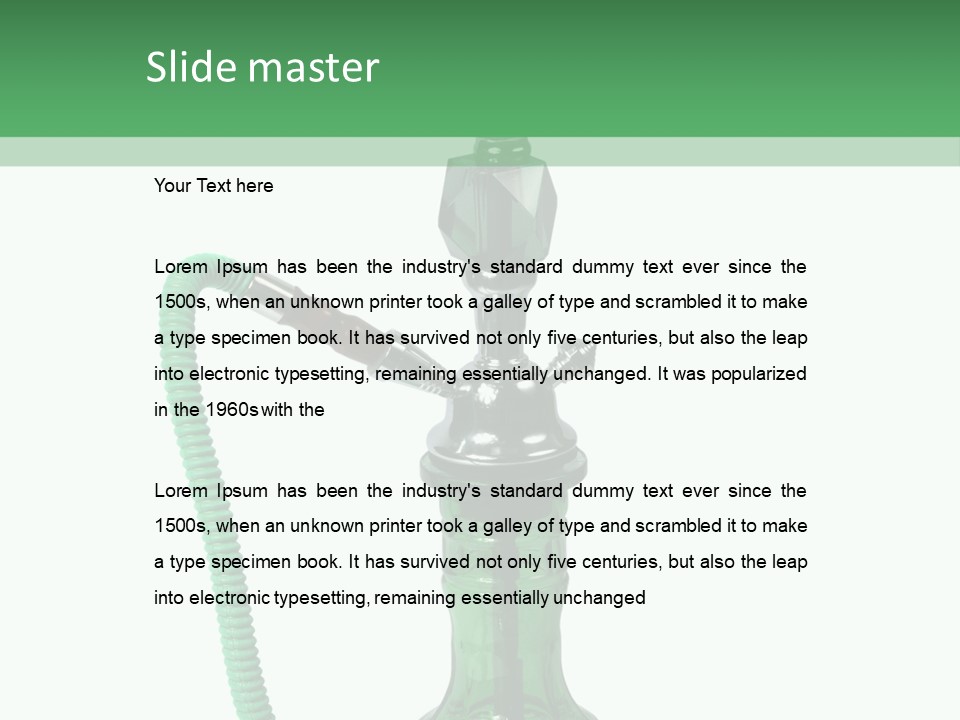 Water Macro Traditional PowerPoint Template