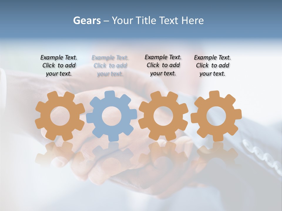 Metallic Metal Objects PowerPoint Template