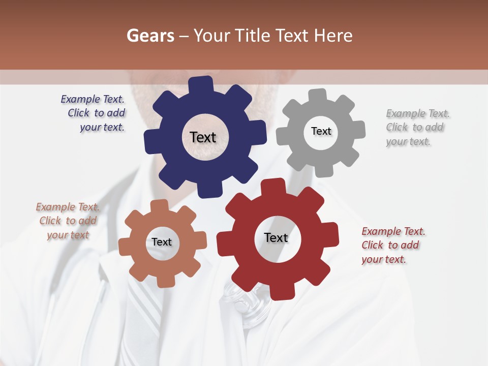 Rendering Isolated Modern PowerPoint Template