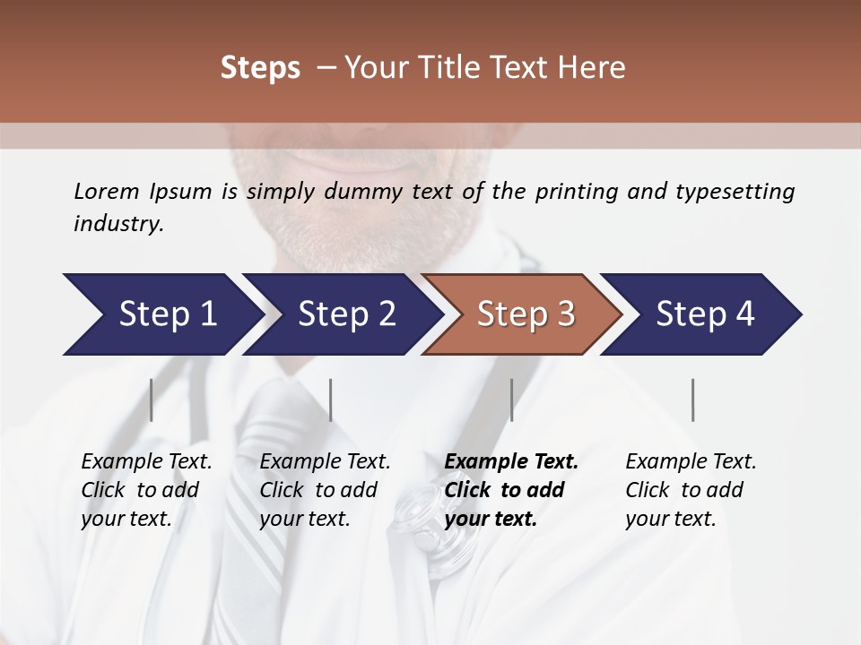 Rendering Isolated Modern PowerPoint Template