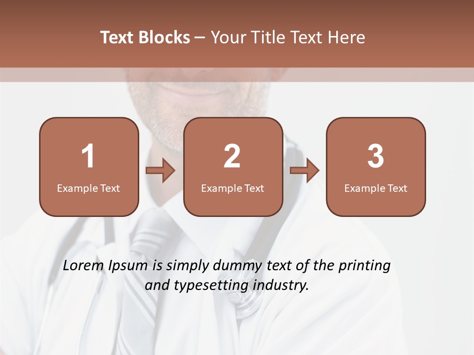 Rendering Isolated Modern PowerPoint Template