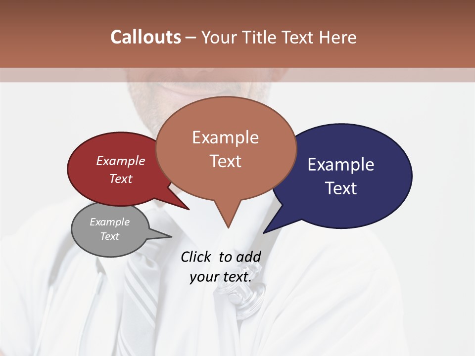 Rendering Isolated Modern PowerPoint Template
