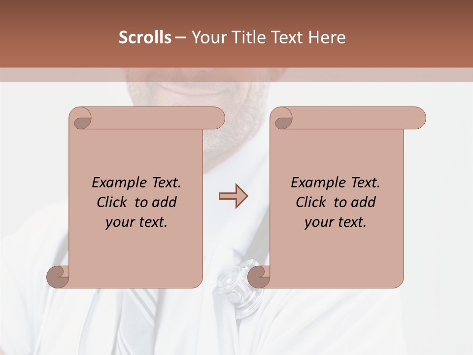 Rendering Isolated Modern PowerPoint Template