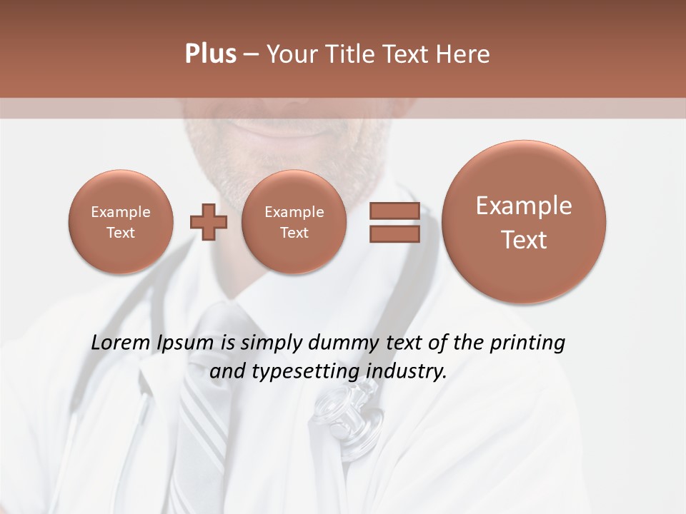 Rendering Isolated Modern PowerPoint Template