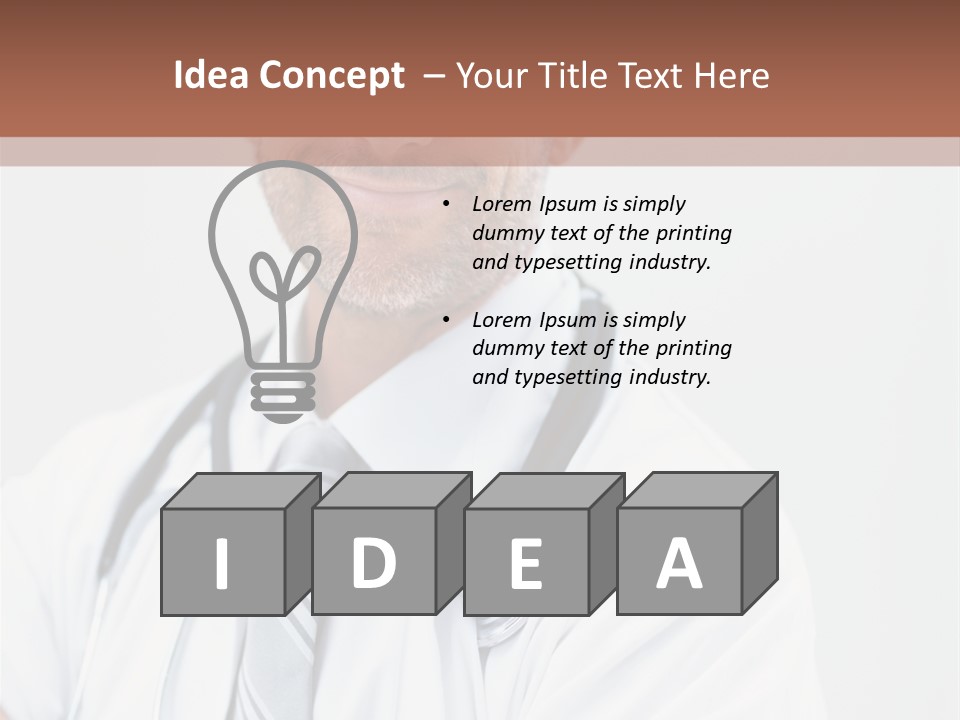 Rendering Isolated Modern PowerPoint Template