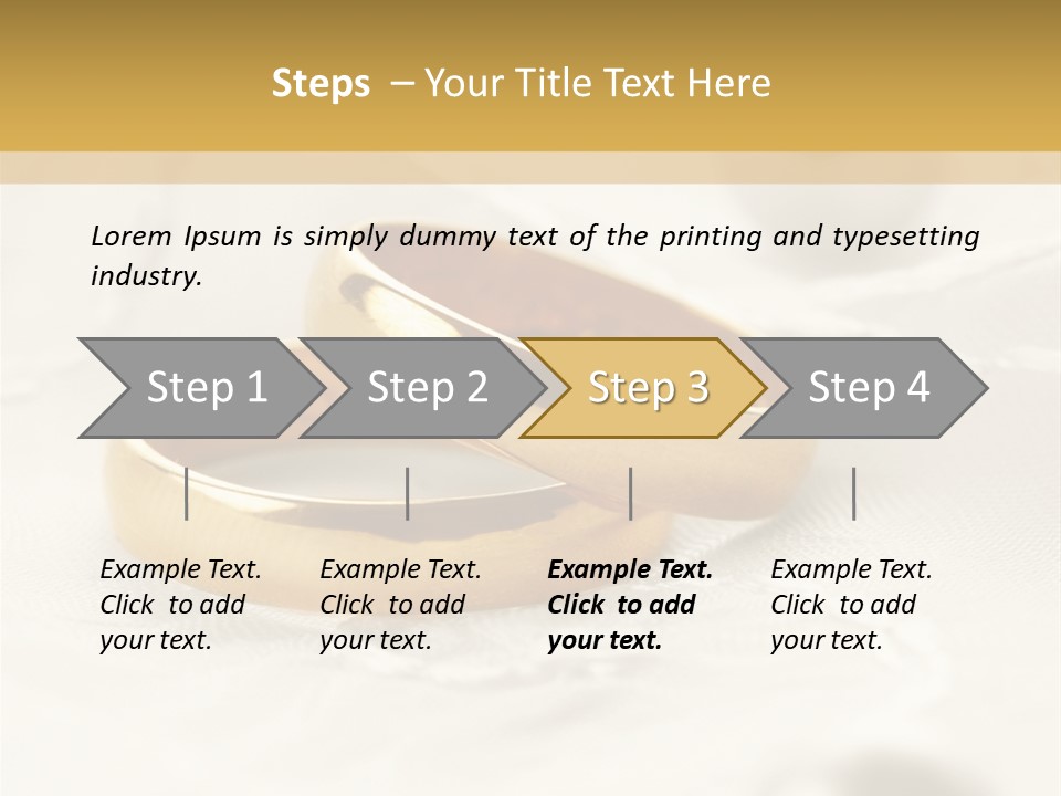 Marriage Together Elegance PowerPoint Template