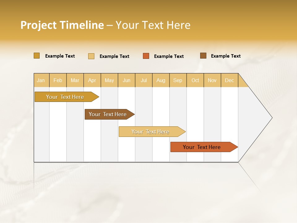 Two Gold Wedding Rings On A White Background PowerPoint Template