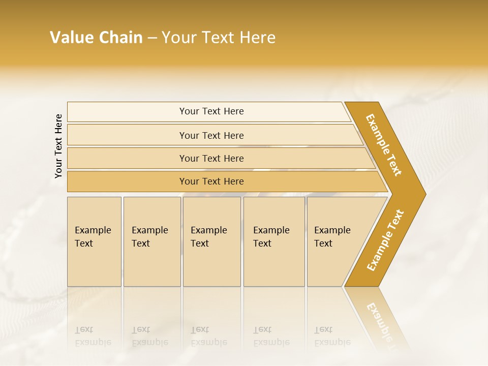 Two Gold Wedding Rings On A White Background PowerPoint Template