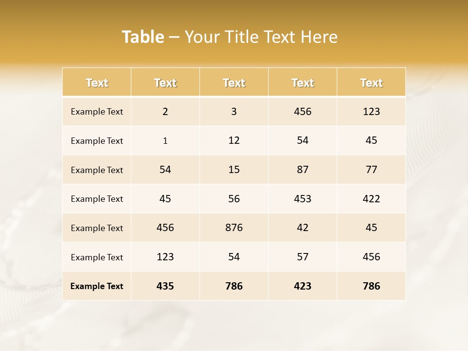 Two Gold Wedding Rings On A White Background PowerPoint Template