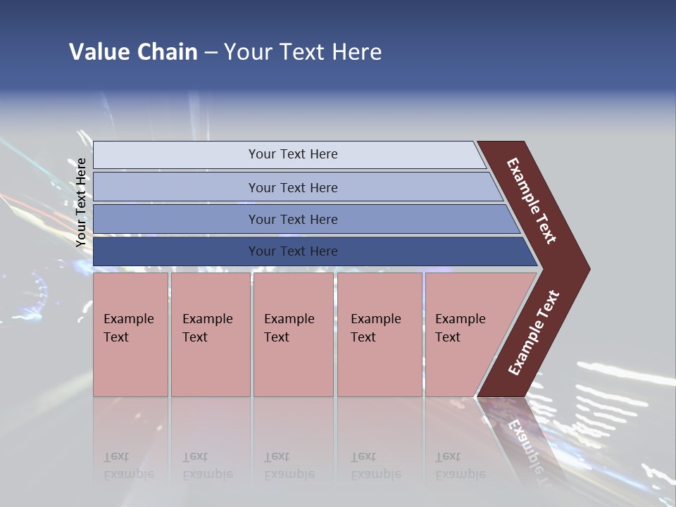 A View Of A City At Night From A Moving Vehicle PowerPoint Template