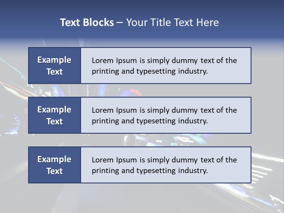 A View Of A City At Night From A Moving Vehicle PowerPoint Template