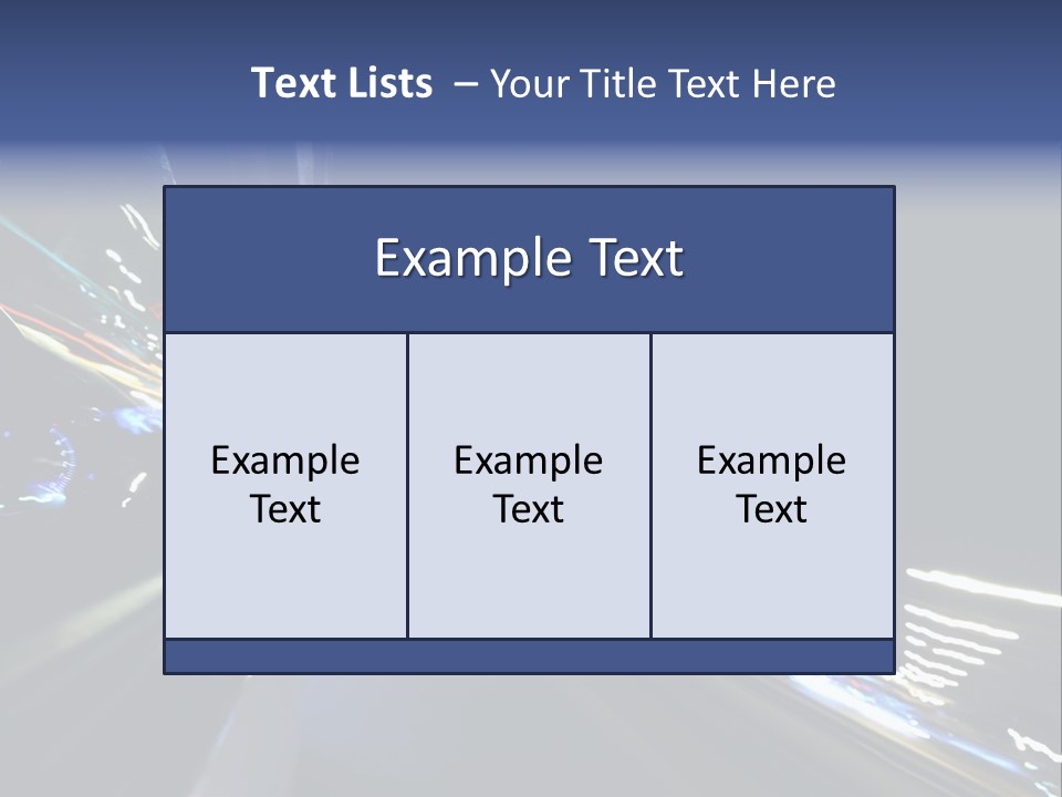 A View Of A City At Night From A Moving Vehicle PowerPoint Template