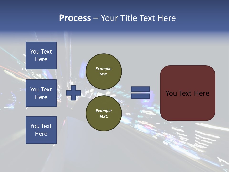 A View Of A City At Night From A Moving Vehicle PowerPoint Template
