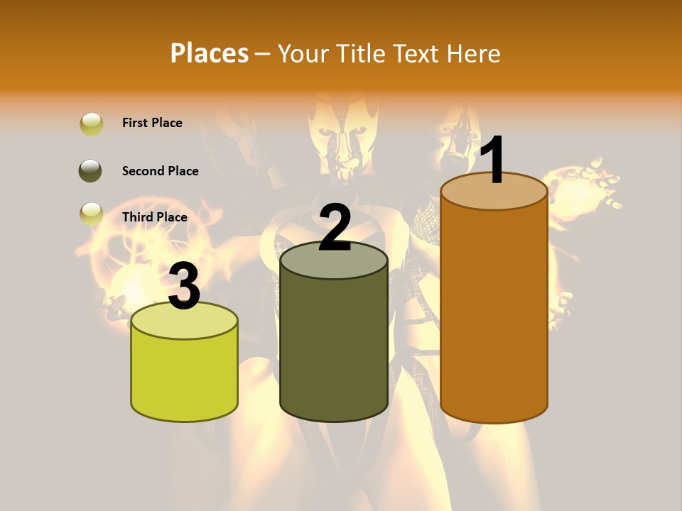 Rendering Isolated Modern PowerPoint Template