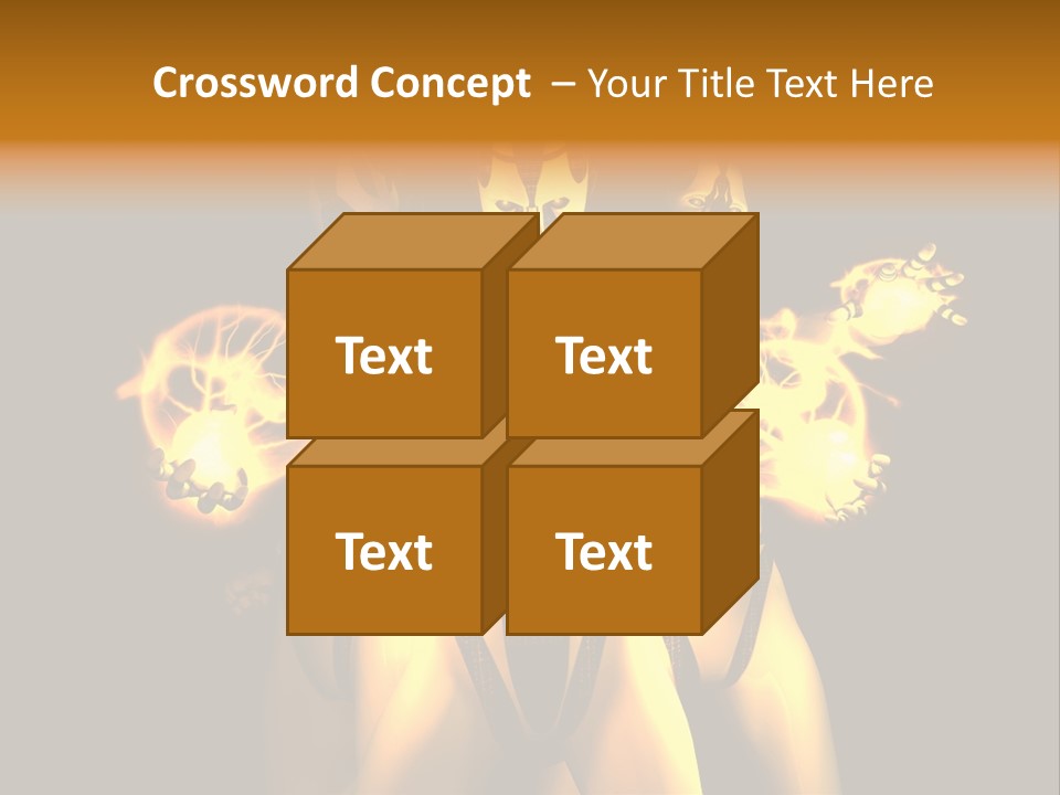 Rendering Isolated Modern PowerPoint Template