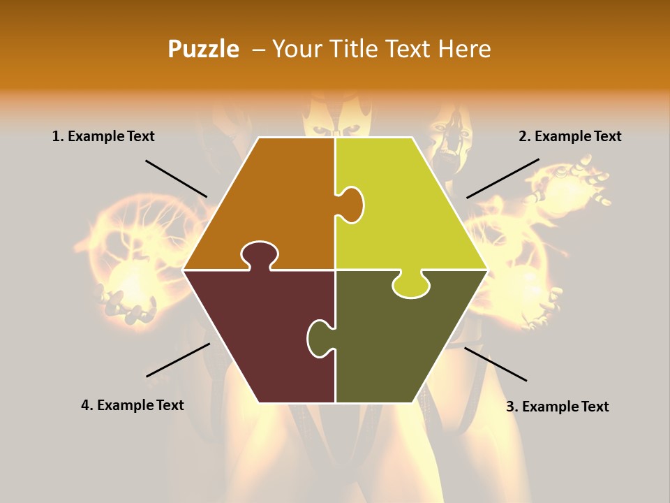 Rendering Isolated Modern PowerPoint Template